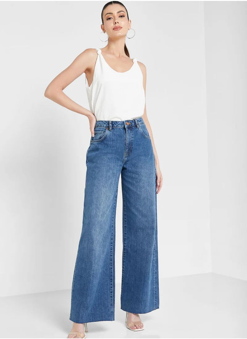 French Connection High Waist Straight Jeans