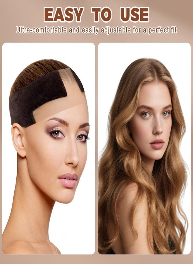 RupeeRise 2PCS Daily Styling Needs,Wig Grip Band with Ear Cutout, Lace Headband for Secure Wig Placement, 2-Piece Set for - Image 5