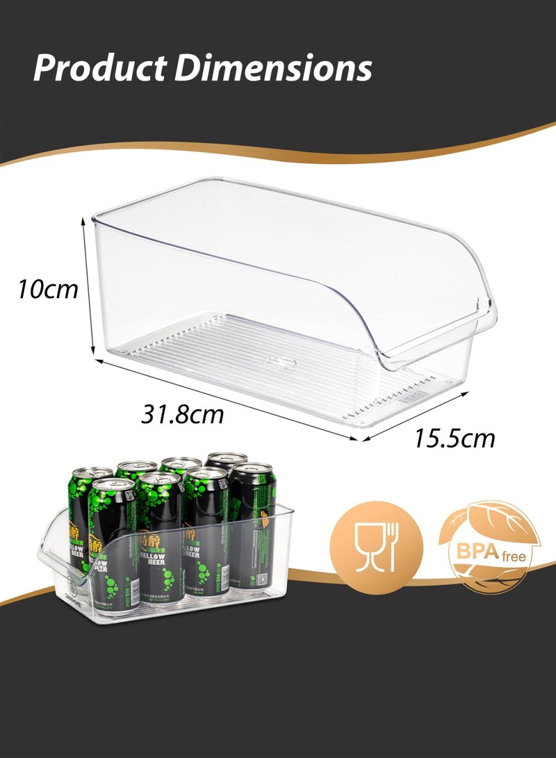 توشيونيكس صندوقان متعددا الأغراض - سعة كل منهما ٥ لترات - T114624-2 | صناديق تنظيم بلاستيكية متينة للمنزل، المطبخ، الثلاجة، المكتب، والحمام | حاويات تخزين بسعة ٥ لترات مع مقابض | ٣١.٨×١٥.٥×١٠ سم - Image 4