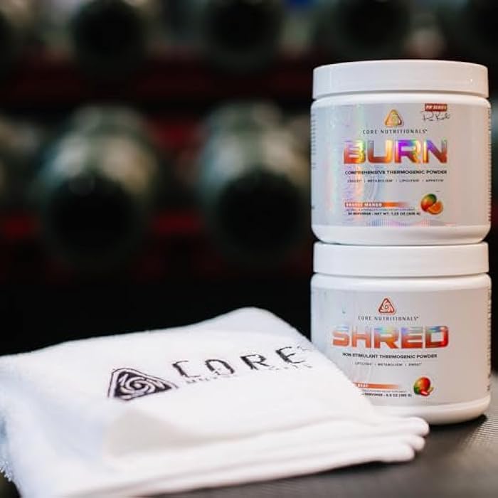 Core Nutritionals كور نيوترشنالز بلاتينوم شريد غير منبه، مسحوق حارق للدهون، حراري مع 1 جرام أسيتيل-ل-كارنيتين 50 حصة (أناناس فراولة) - Image 4