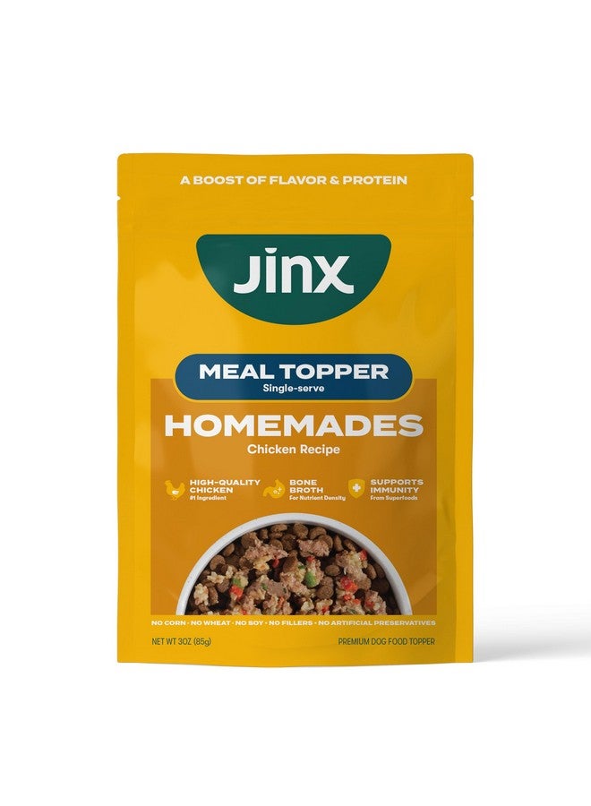 جينكس طعام الكلاب الرطب الخالي من الحبوب من جينكس تشيكن هوم ميد، 3 أونصة، كيس، علبة من 8 قطع - Image 1