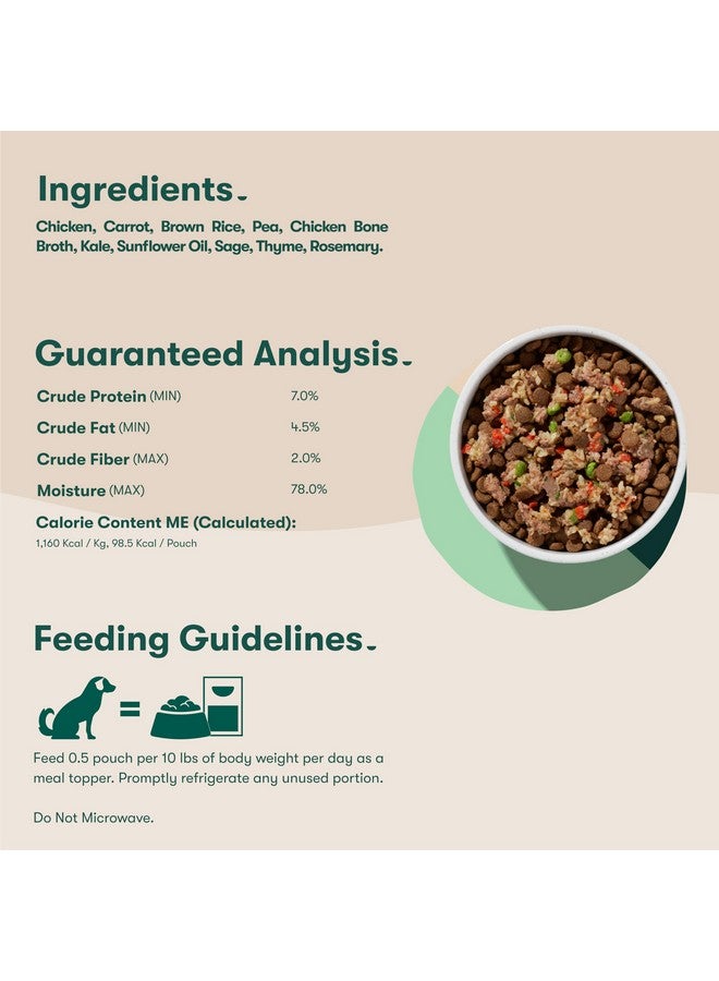 جينكس طعام الكلاب الرطب الخالي من الحبوب من جينكس تشيكن هوم ميد، 3 أونصة، كيس، علبة من 8 قطع - Image 4