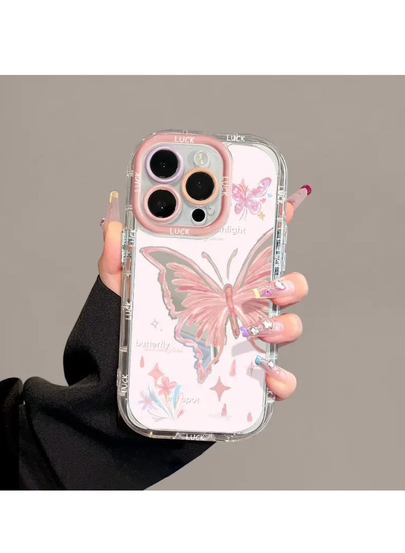 NIBEMINENT Cute Butterfly Protective TPU Case Cover For iPhone 17 Air, Foundation Butterfly