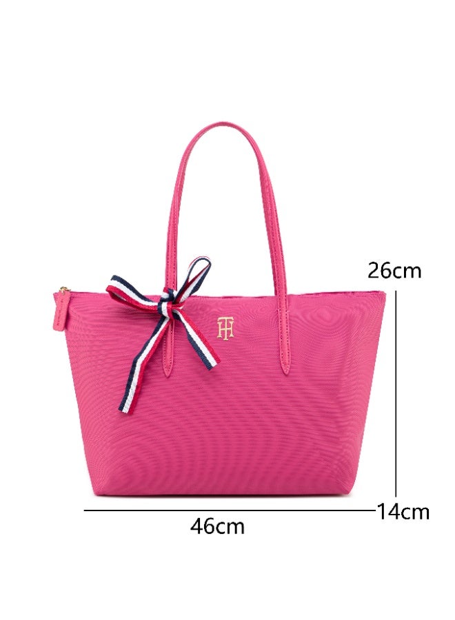 Tommy Girl Tommy Hilfiger Women's Tote Bags, Classic Fashion Versatile Signature Tape Large Capacity Shoulder Bag Handbag for Travel, Work, Gym, - Image 5