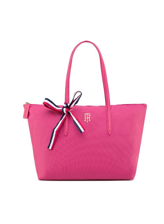 Tommy Girl Tommy Hilfiger Women's Tote Bags, Classic Fashion Versatile Signature Tape Large Capacity Shoulder Bag Handbag for Travel, Work, Gym, - Image 1