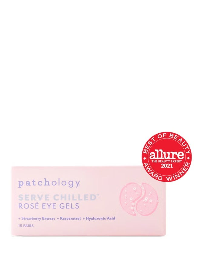 باتشولوجي جل العيون برائحة الورد المبرد من باتشولوجي - عبوة من 15 قطعة - Image 1