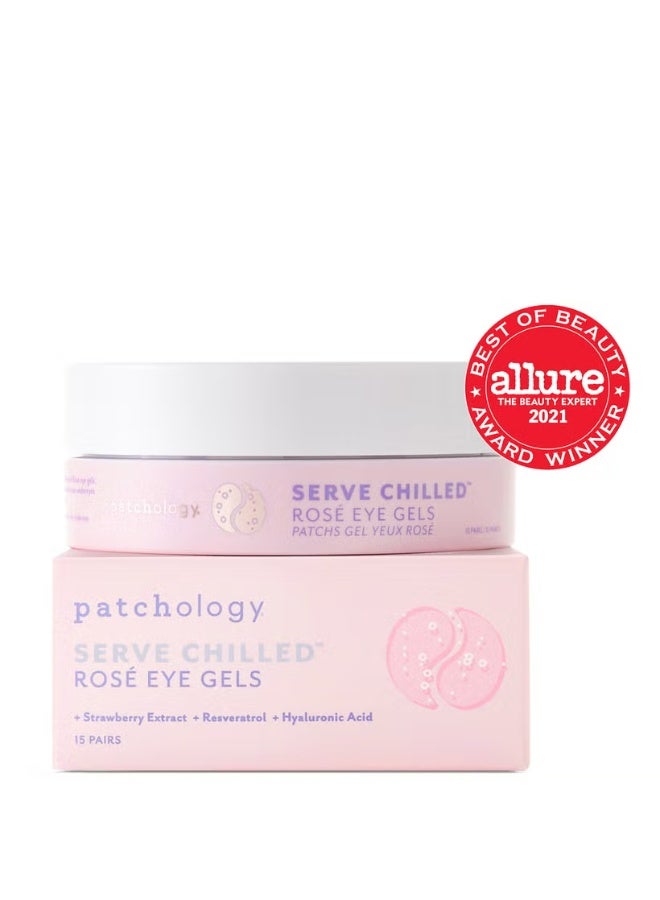 باتشولوجي جل العيون برائحة الورد المبرد من باتشولوجي - عبوة من 15 قطعة - Image 2