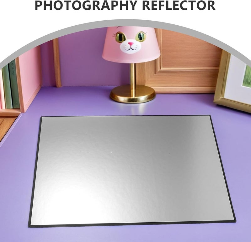 A3 Silver Photography Reflector Cardboard Portable Foldable Light Diffuser Board for Natural Light Control in Indoor and Outdoor Photo Shooting - Image 5