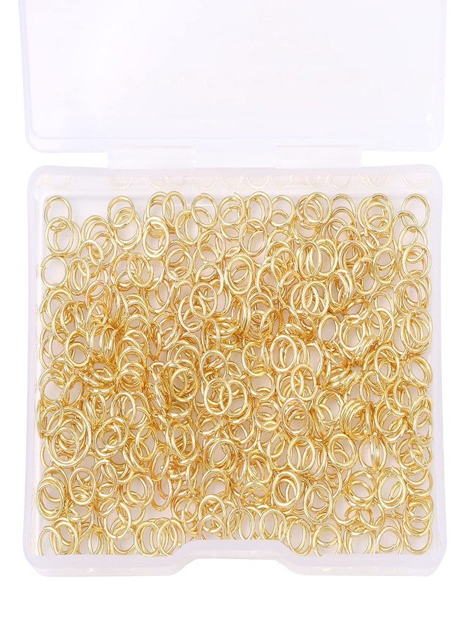 BEADIA 14K Gold Plated Jump Rings Non Tarnish 5mm 400pcs for Jewelry Making Findings - Image 5