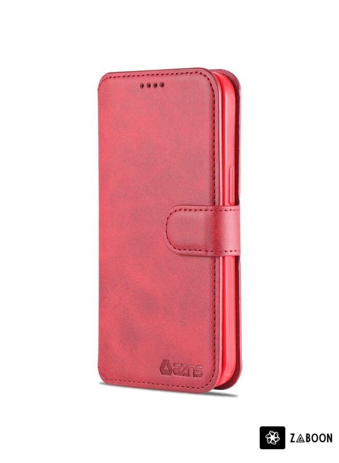 Zaboon Protective Case For iPhone 14 Pro Max AZNS Calf Texture Flip Leather - Image 1