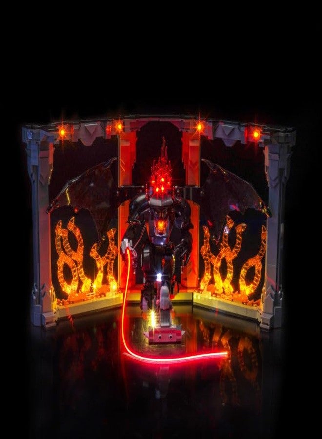 مصباح BrickBling متوافق مع ركن الكتب بالروغ من ليغو، إضاءة إبداعية متوافقة مع ليغو 10367 - باستثناء قطع الليغو (إصدار التحكم عن بعد) - Image 1
