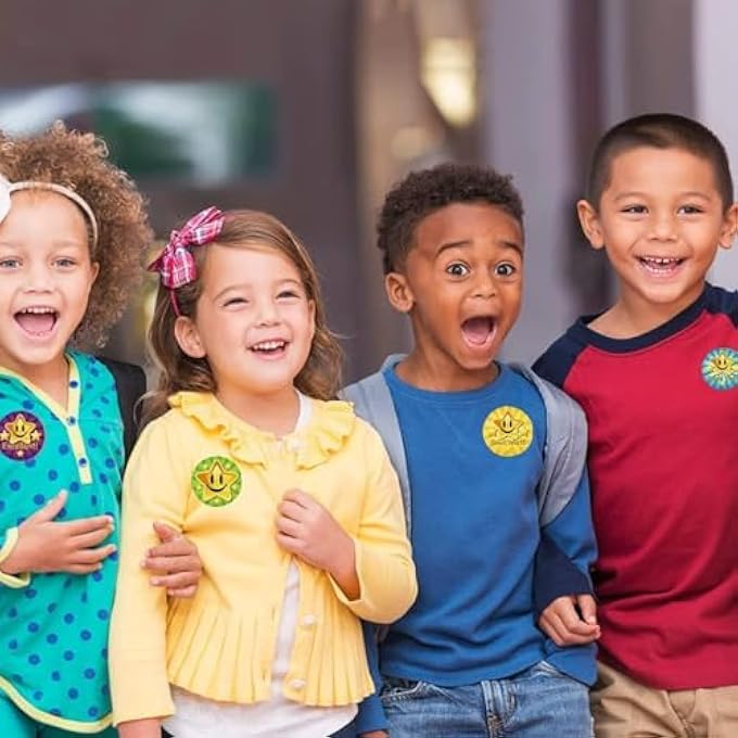 REWARD STICKERS FOR KIDS, 6 ROLLS 3000PCS COLORFUL MOTIVATIONAL STICKERS, 2.5CM SELF-ADHESIVE STAR LABELS FOR TEACHERS PARENTS, PERFECT FOR CLASSROOM BEHAVIOR REWARD SYSTEM AND HOMESCHOOLING - Image 5