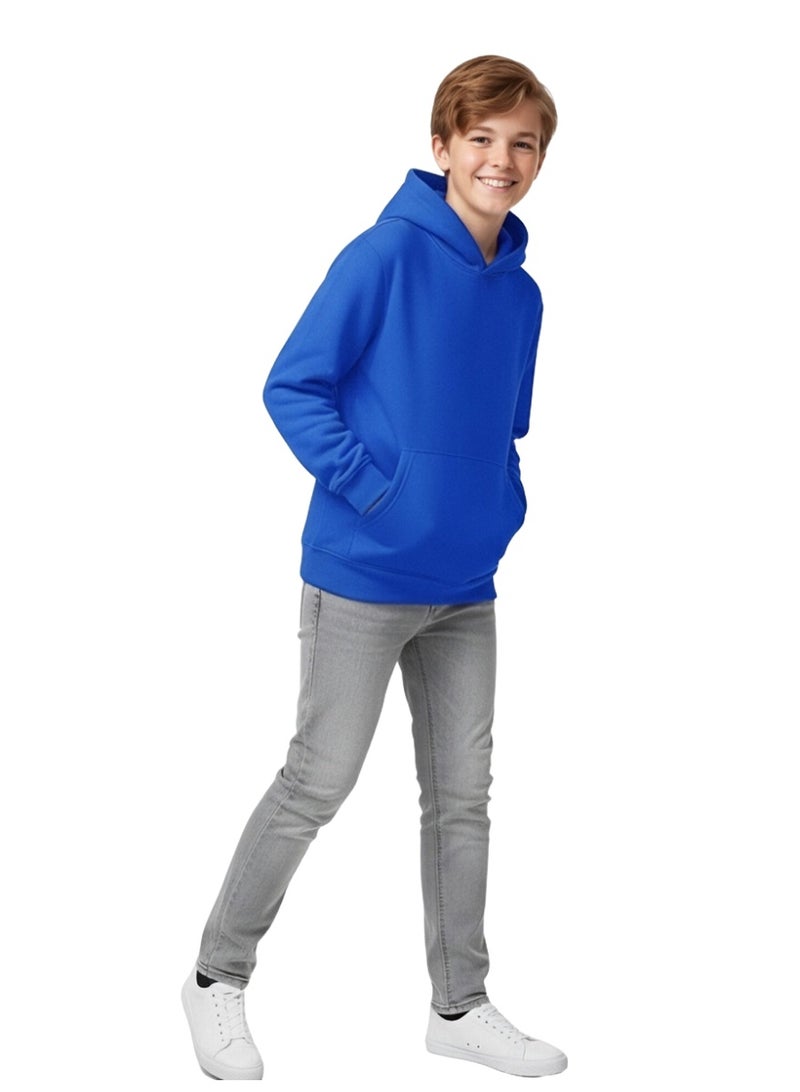 ويني بي هودي قطن للأطفال صبيان وبنات | سترة شتوية للشباب مع جيب، سترة ربيعية دافئة | مقاسات من الرضع إلى المراهقين من 2-16 سنة - Image 2