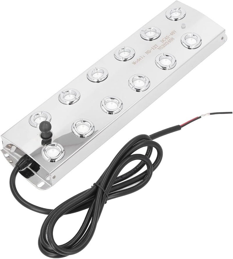 Focket Ultrasonic Fogger, 12 Heads Enhanced Mist Maker with 1.5m Cable for Pond Garden Lawn Rockery Greenhouse - Image 2