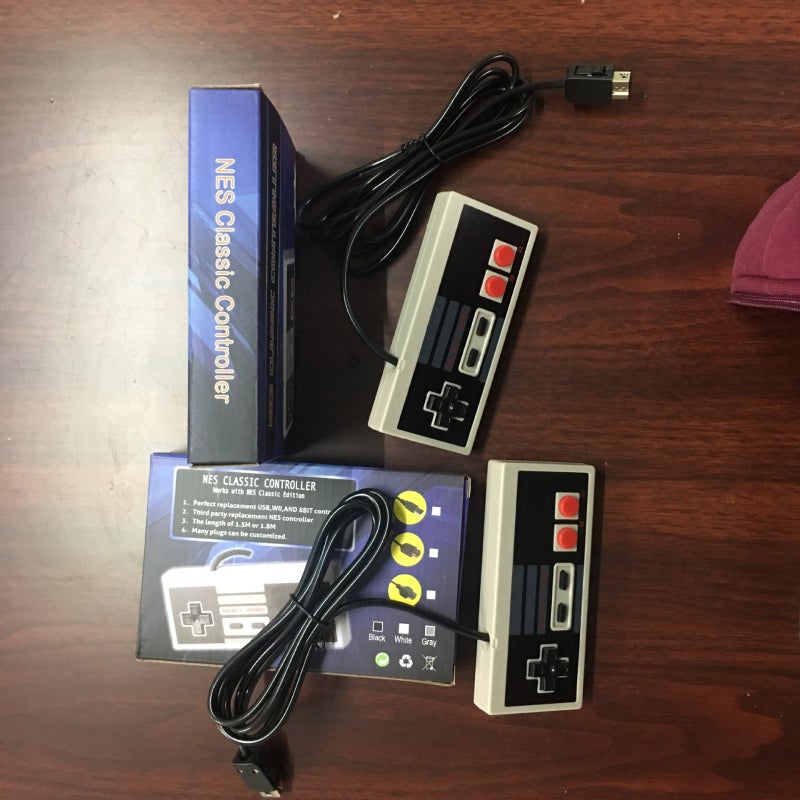 وحدة تحكم NES USB، تشغيل فوري، أزرار فائقة الحساسية للتحكم الدقيق - وحدة تحكم كلاسيكية بأزرار قابلة للتكوين، متوافقة مع ويندوز وماك أو إس لألعاب الريترو. - Image 3