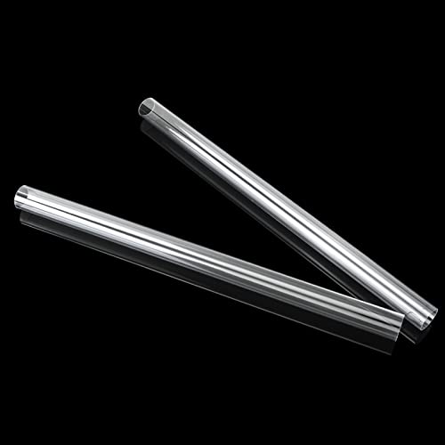 FengWu 10PCS Rigid PETG Tube 1" (25mm) OD x 1mm Wall Thickness Plastic Tubing, 16" Length Clear DIY Acrylic Tube Chemical Resistant Round Polycarbonate Tubing - Image 3