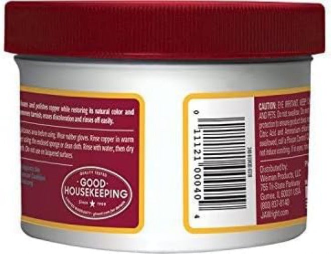 Wright's Copper and Brass Polish and Cleaner Cream- 8 Ounce - 2 Pack - Gently Clean and Remove Tarnish Without Scratching,8 Ounce (Pack of 2) - Image 3