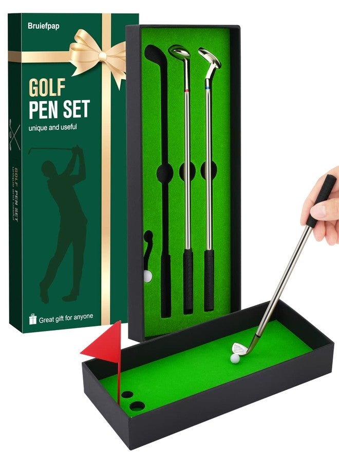 Bruiefpap Golf Pen Gifts for Men, Christmas Stocking Stuffers for Adults Men Dad Husband Him Teen Boss Coworkers, Funny Birthday Gifts for Golf Lover, Mini Desk Golf Sets Novelty Golf Gag Gifts - Image 1