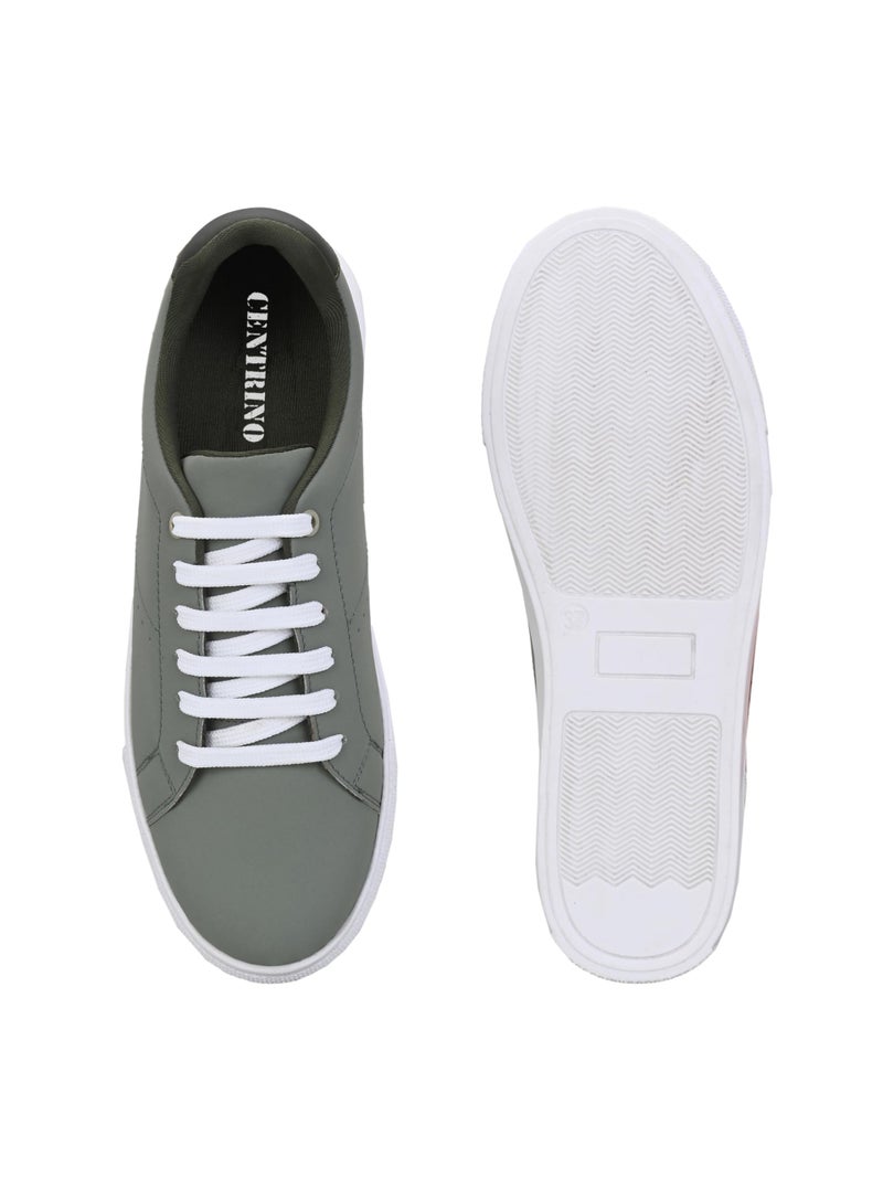 Centrino Women Casual Sneaker | Ultra Soft Cushion | Trendy & Lightweight Design | Low Top Flat Sole | Colorblock Sneakers | White Sneakers Girl Shoes 7603-11 - Image 4