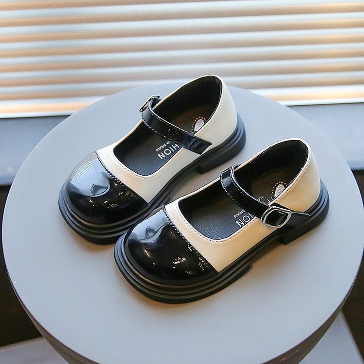 2024 New Retro Shallow Thick Heel Fashion Shoes With Mary Jane Shoes Small Leather Shoes - Image 4