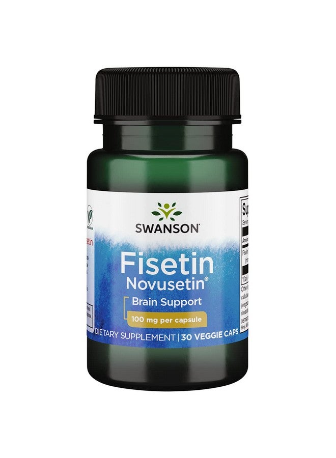 SWANSON Fisetin Molecularly Similar To Apigenin Luteolin And Quercetin 100 Milligrams 30 Veg Capsules - Image 2