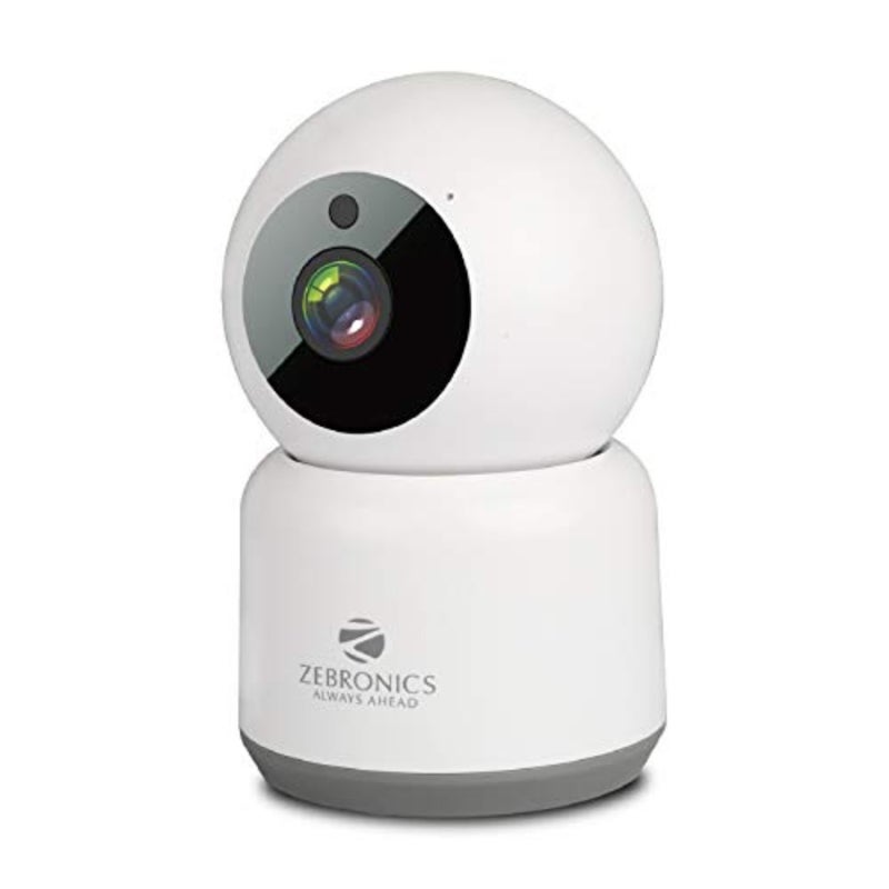 Zeb Smart Cam 101 كاميرا داخلية ذكية WiFi PTZ 1080p، مراقبة عن بعد، تشغيل التوصيل، رؤية ليلية، تتبع الحركة، بطاقة mSD، صوت ثنائي الاتجاه، تعمل مع الهواتف الذكية Android/iOS - Image 1