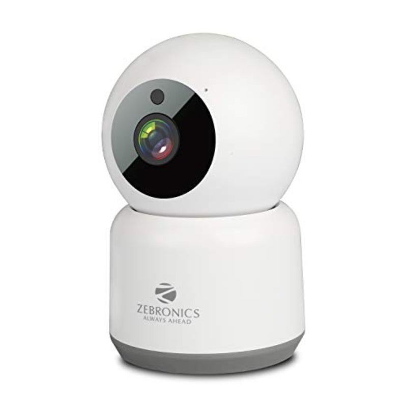 Zeb Smart Cam 101 كاميرا داخلية ذكية WiFi PTZ 1080p، مراقبة عن بعد، تشغيل التوصيل، رؤية ليلية، تتبع الحركة، بطاقة mSD، صوت ثنائي الاتجاه، تعمل مع الهواتف الذكية Android/iOS - Image 4
