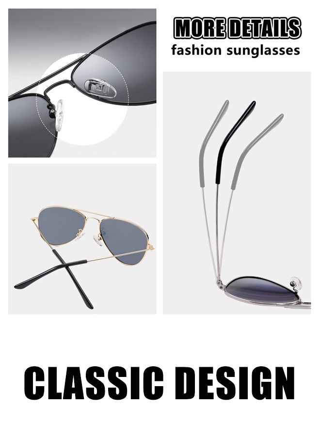 AZorb - Kids Aviator Sunglasses for Boys Girls Polarized Childrens Sun Glasses Metal Frame with UV400 Protection Age 4-12 Sunglasses - Image 1