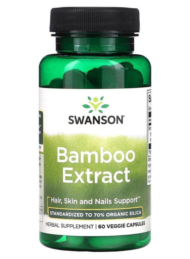 SWANSON Bamboo Extract 300 mg 60 Veg Caps