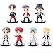 SurpriseSeptember Surprise September 7pcs Cake Toppers Character Set Action Figures Toys Mini Figurines Dolls Birthday Party Supplies Car Desktop Birthday Decorations C - Image 3
