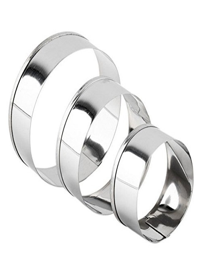 فوتابا قطاعة بسكويت دائرية من الفولاذ المقاوم للصدأ من فوتابا - 3 قطع - Image 1