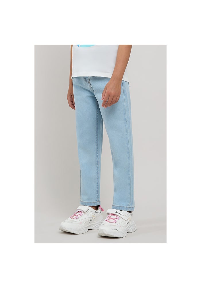 R&B Washed Straight Fit Jeans with Button Closure - Image 5