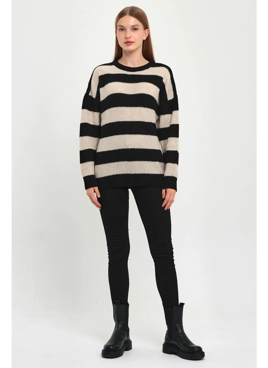 Alexandergardi Alexandergardı Crew Neck Knitwear Sweater (B23-5803)