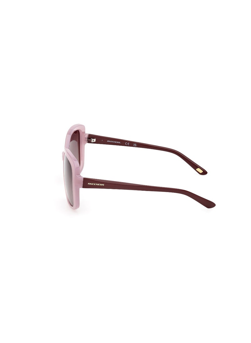 SKECHERS Plastic Rectangular Full Rim Women Polarized Sunglass - Image 4