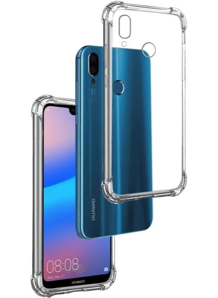 Shockproof Transparent Case Compatible with Huawei P20 Lite