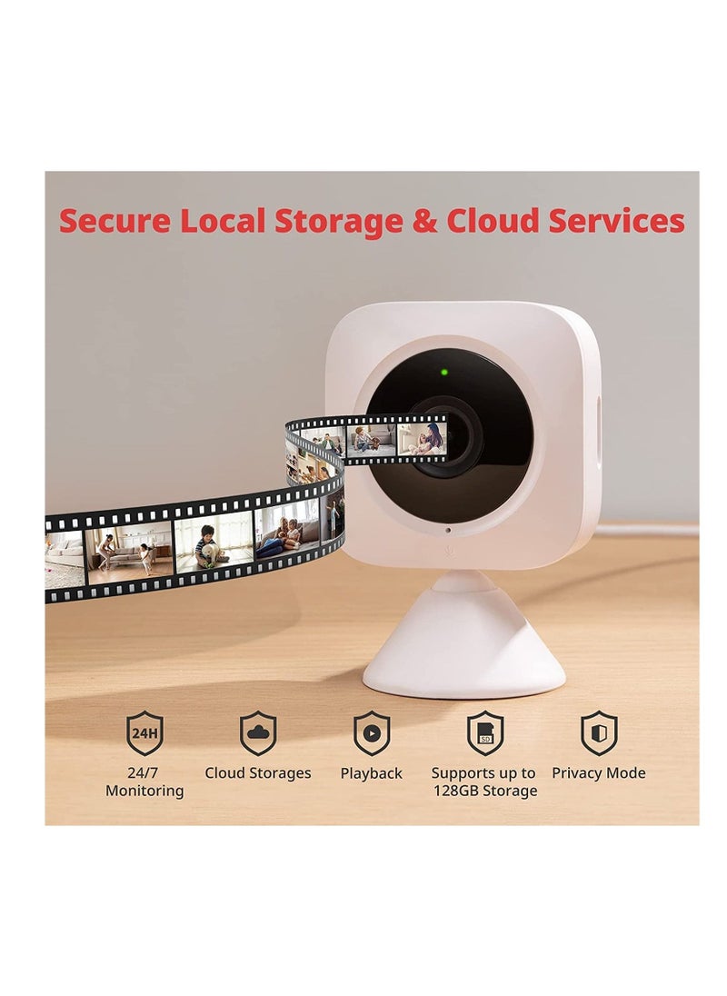 Security Indoor Camera with Motion Detection with Night Vision And 2 Way Audio