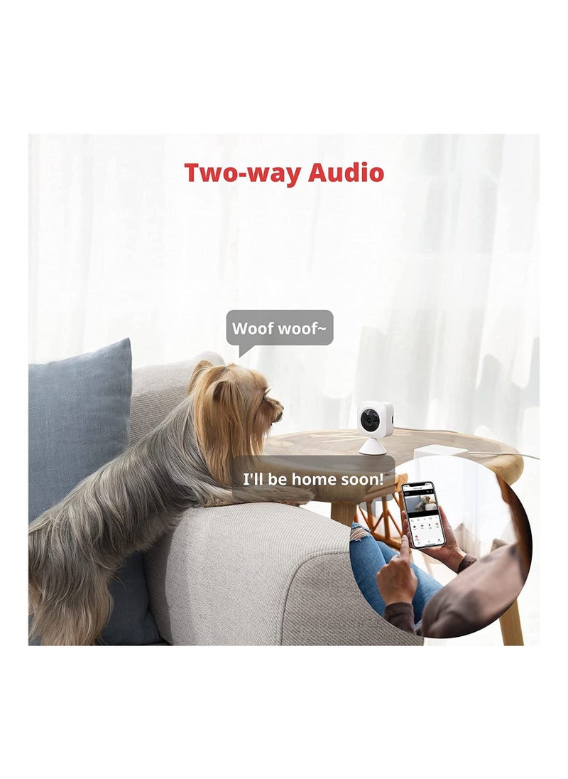Security Indoor Camera with Motion Detection with Night Vision And 2 Way Audio
