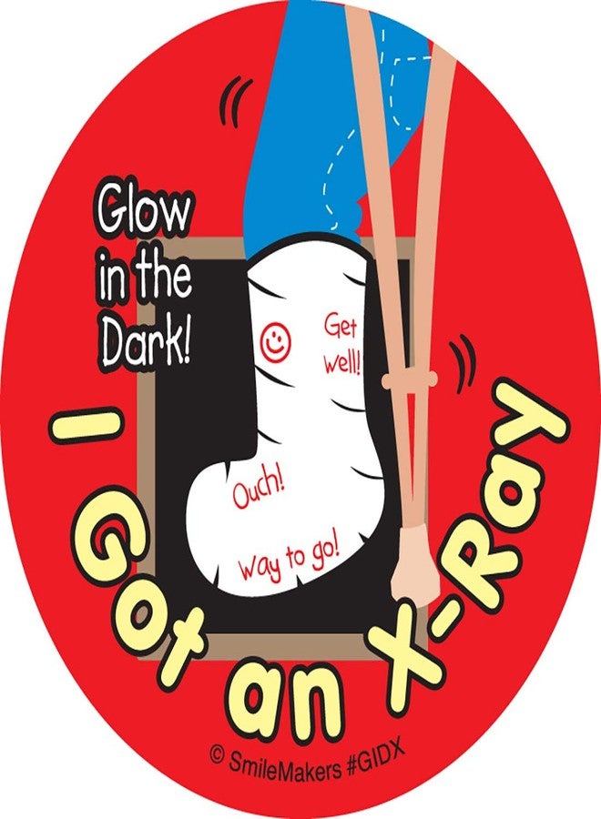 SmileMakers Glow in The Dark Cute X-Ray Stickers - Prizes and Giveaways - 75 per Pack - Image 4