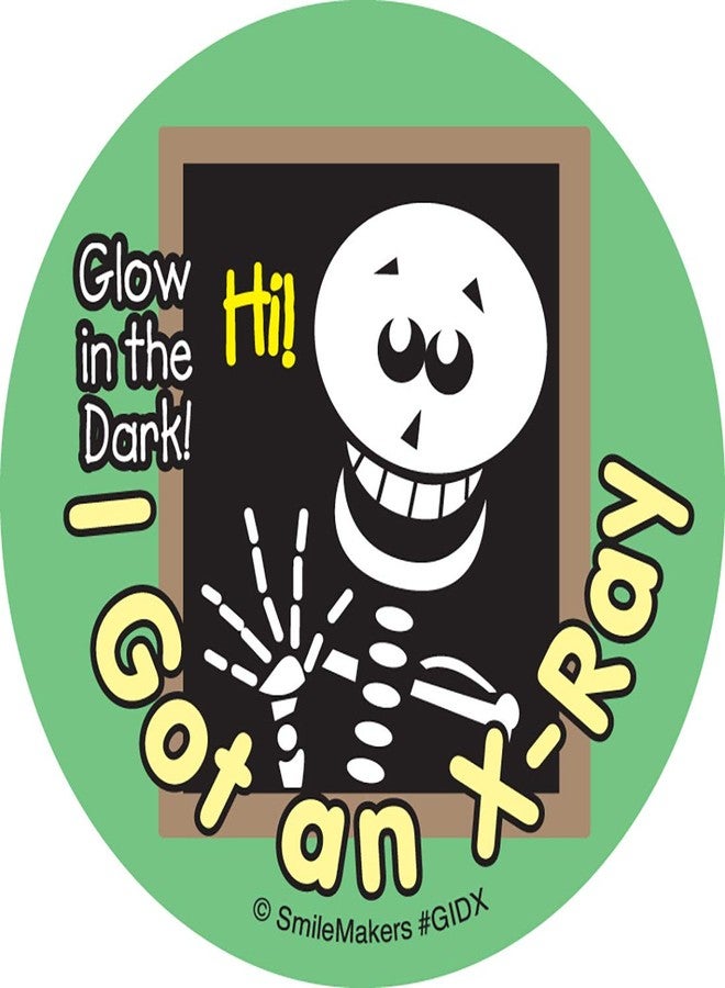 SmileMakers Glow in The Dark Cute X-Ray Stickers - Prizes and Giveaways - 75 per Pack - Image 5