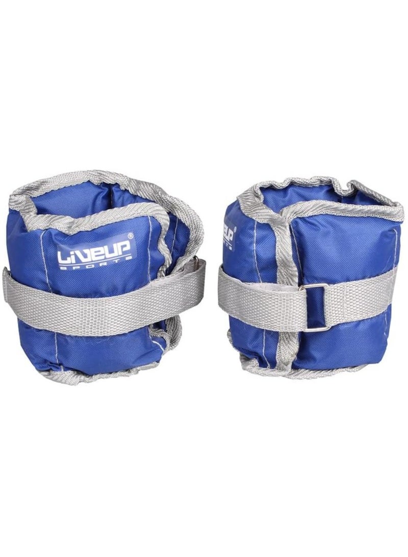 ليف أب أوزان للكاحل والساق والذراع والمعصم مع حزام قابل للتعديل للجري والجمباز والتمارين الرياضية والعلاج الطبيعي - أوزان القطعة 1 كجم (عبوة من قطعتين) - Image 1