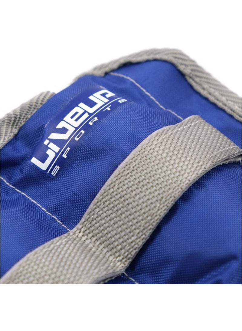 ليف أب أوزان للكاحل والساق والذراع والمعصم مع حزام قابل للتعديل للجري والجمباز والتمارين الرياضية والعلاج الطبيعي - أوزان القطعة 1 كجم (عبوة من قطعتين) - Image 3