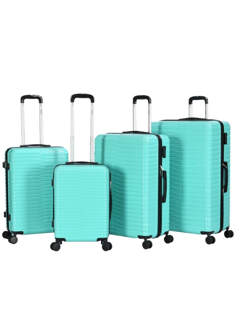 STARLIFE - Suitcase Set of 4 PCS ABS Hardside Travel Luggage Bag - Image 1