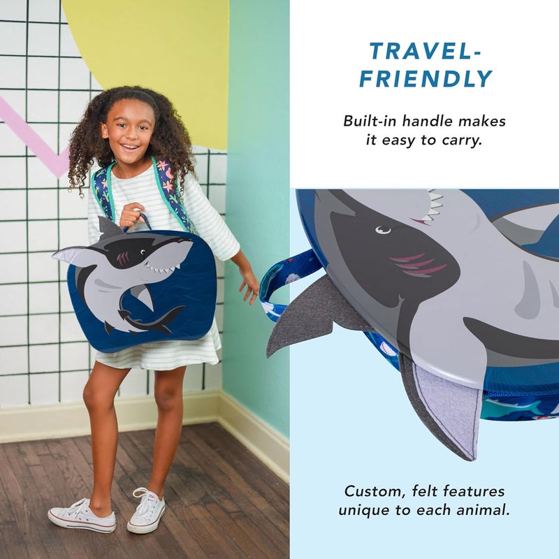 LapGear Lap Pets Lap Desk for Lil' Kids - Shark - Fits up to 11.6 Inch Laptops - Style No. 46753 - Image 3