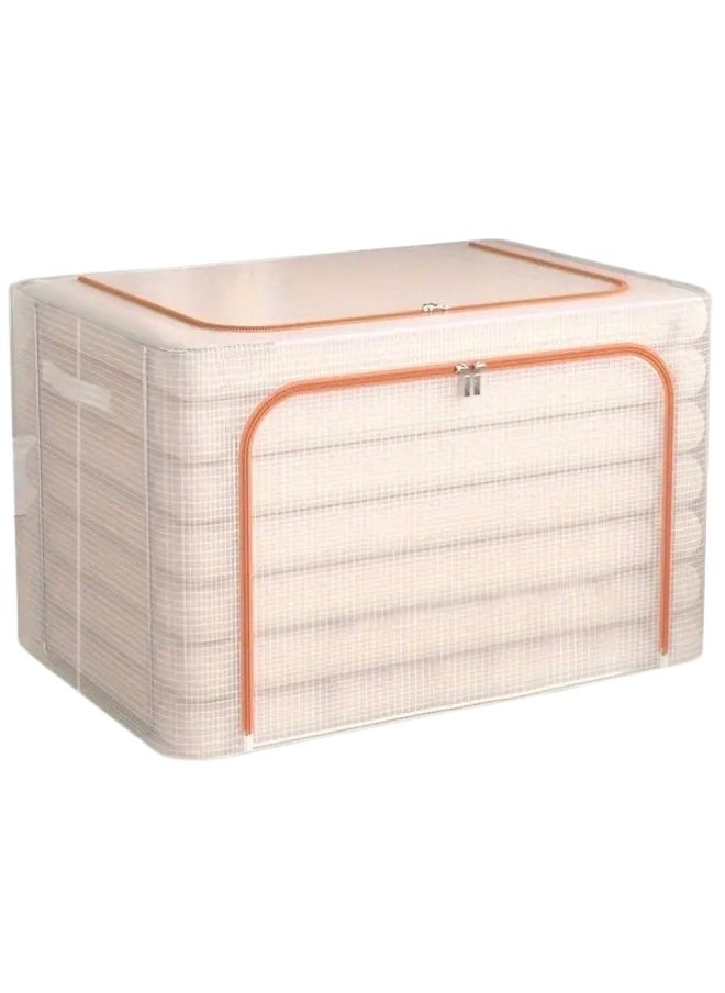 FALMER - Foldable Storage Box with Lid Multi-purpose Clothes, Car Trunk, Home Office, Outdoor Fishing Container, Portable Multifunctional Camping Storage Box 66L - Image 1