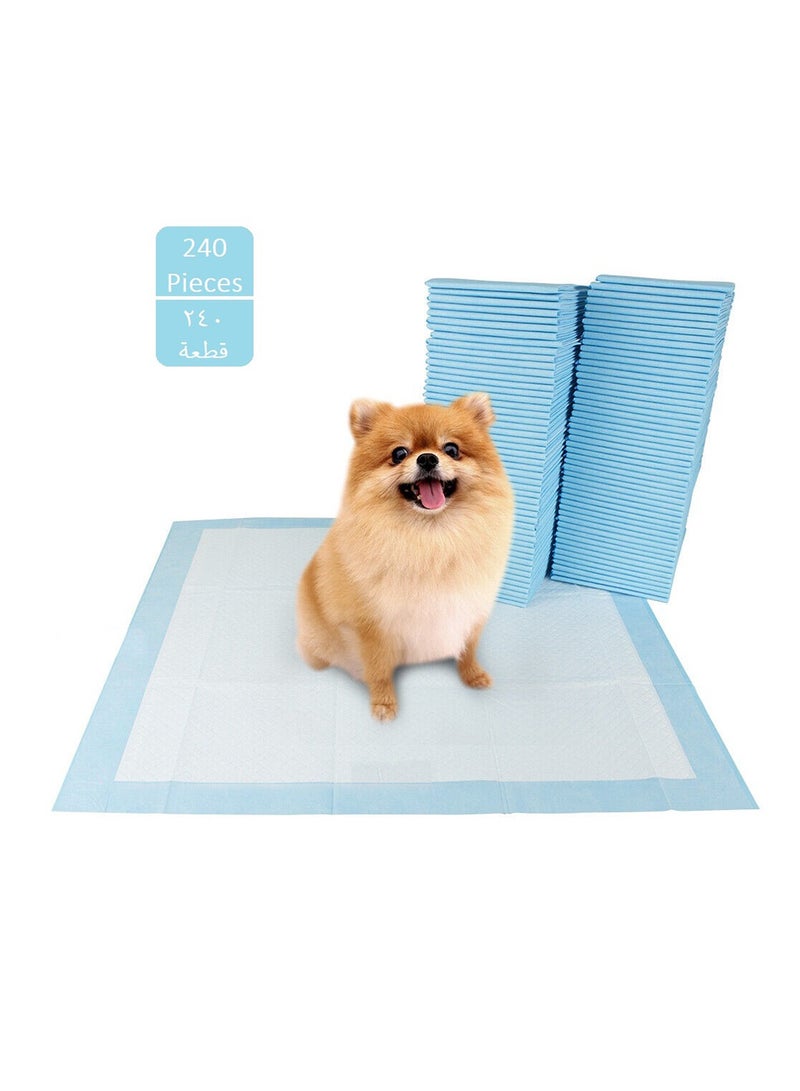 Cherry Medical Supply 240-Pieces Packed In 8 Pouches Cherry Medical Supply 60 Cm X 45 Cm Pet Training Pads And Puppy Pads Super Absorbent  - Image 1
