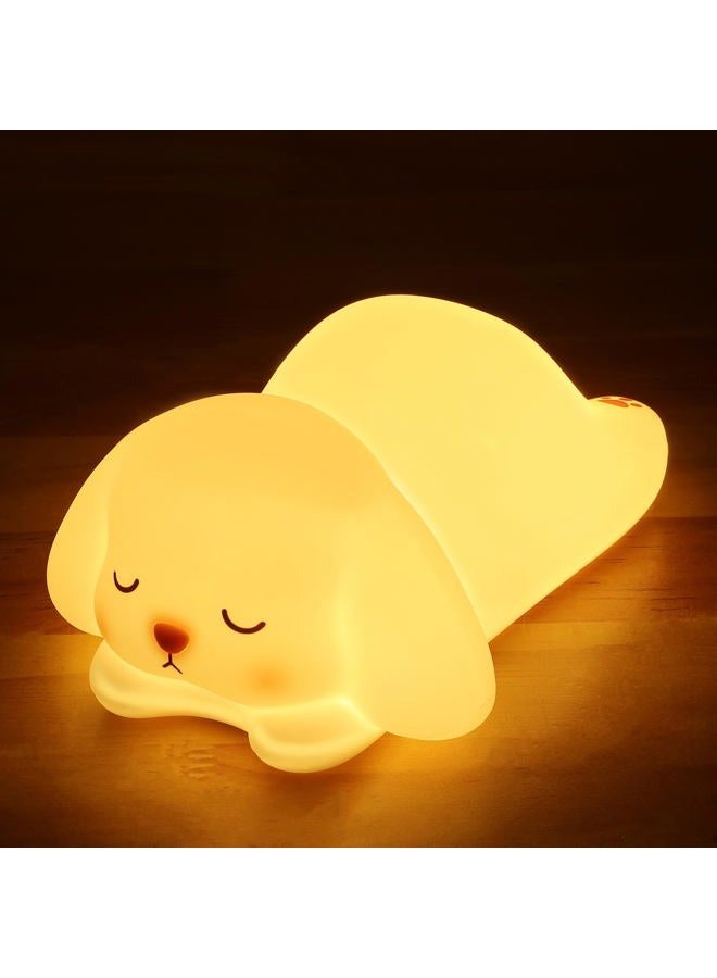 Tremdwoto Bunny Night Light for Kids - 16 Color Changing, Rechargeable Dimmable Nursery Lamp with 1/3 H Timer, Cute Animal Night Light for Baby Boys Girls, Kawaii Room Decor Gift - Image 1