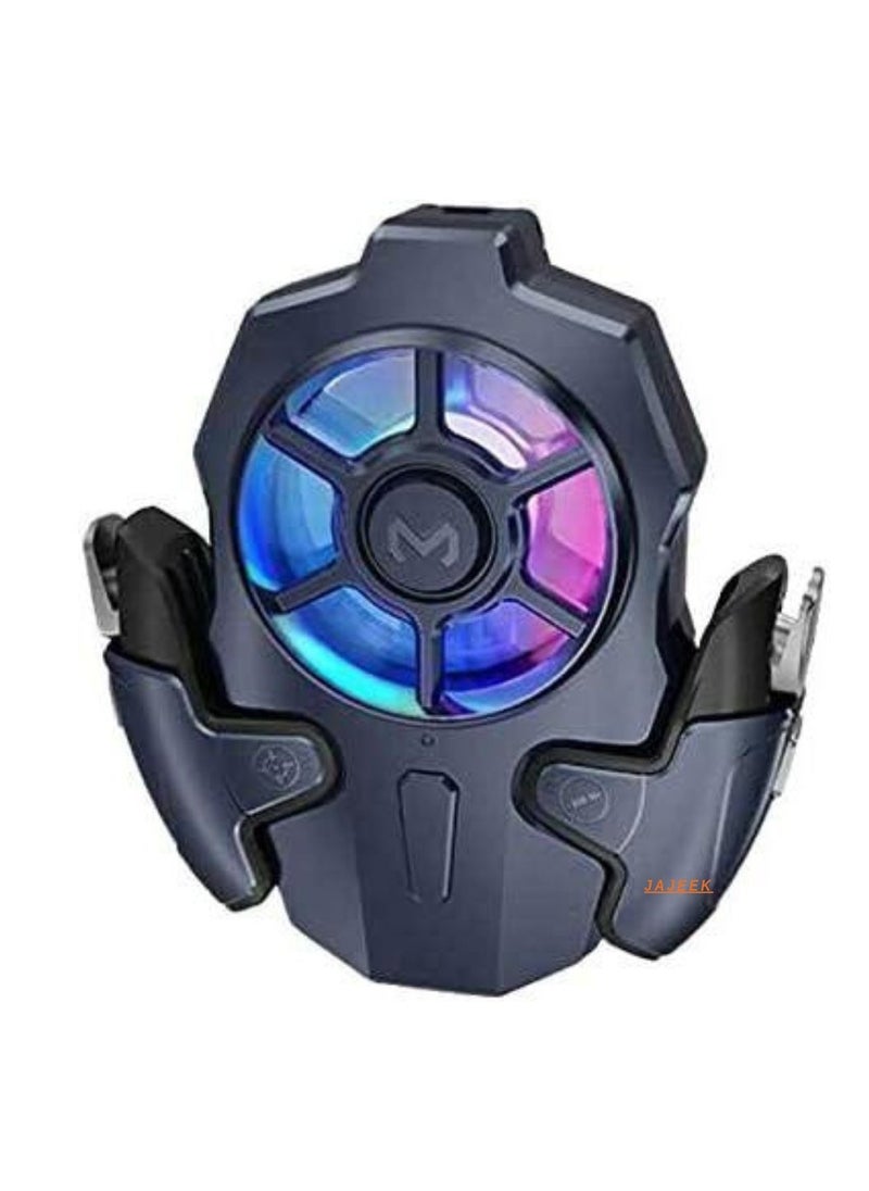 JAJEEK AK03 PUBG Mobile Controller Phone Fan Cooler Gamepad Joystick L1R1 Trigger Control for iOS/Android – Enhance Your Gaming Experience with Fast Response & Cooling Technology - Image 1
