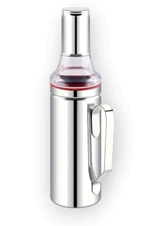 RABBONIX Stainless Steel Oil Dispenser with Nozzle 1 Litre (1000 ml), Pack of 01 | Oil Can | Oil Pourer | Oil Pot | Oil Bottle | Cooking Oil Container with Handle - Image 1