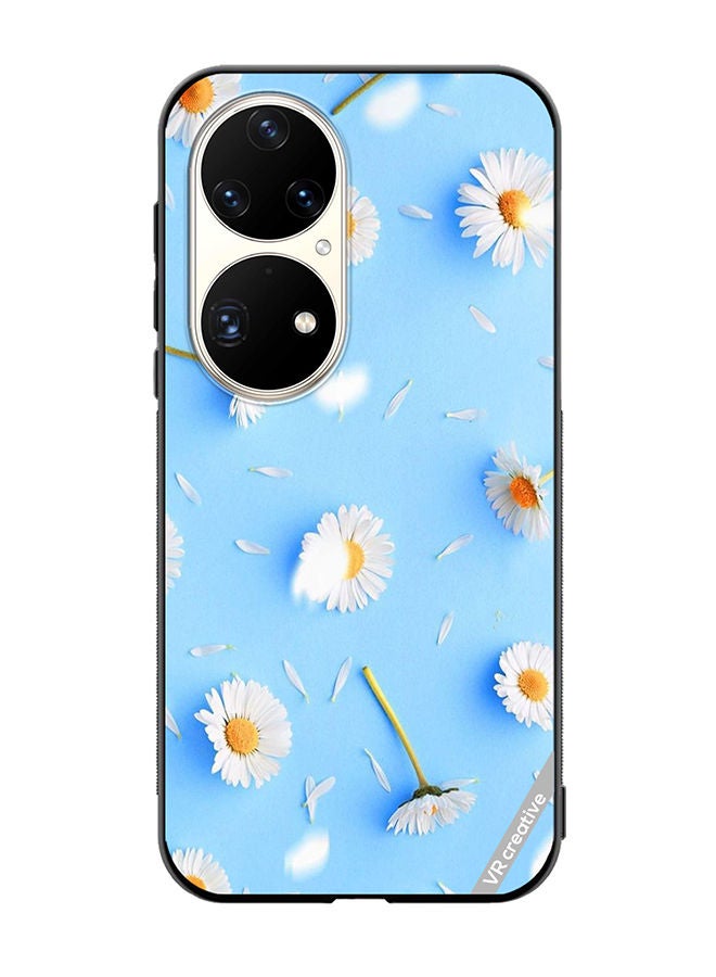 VR CREATIVE Protective Case Cover For Huawei P50 Pro Flower Design Multicolour - Image 1