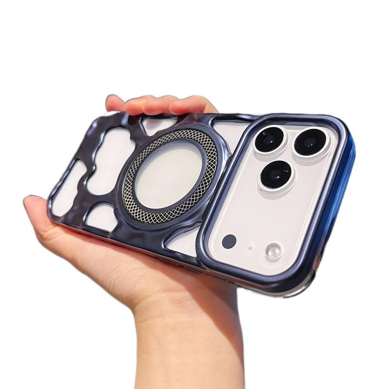 TPU MagSafe Case for iPhone 14 / 14 Plus / 14 Pro / 14 Pro Max with Shockproof and Drop Protection plus Shockproof plus Strong Magnetic plus Heat Dissipation in Blue - Image 1